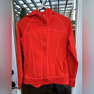 First Ascent Long Orange Hoodie Sz S Eddie Bauer